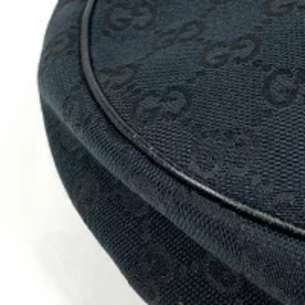 Gucci shoulder black GG Body Crossbody bag Belt Bum canvas cross Black